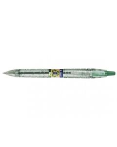 B2P Retractable Ballpoint Pens Green Pack 10