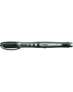 STABILO worker+ colorful Rollerball Pens Black Pack 10