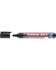 edding 363 Drywipe Markers Chisel Tip Black Pack of 10