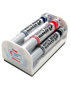 Pentel Maxiflo Drywipe Markers with Magnetic Eraser