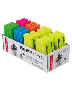 STABILO BOSS ORIGINAL Highlighters 5 Assorted Neon Colours Pack of 48