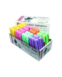 STABILO BOSS ORIGINAL Highlighters Assorted Pastel Colours Pack of 48