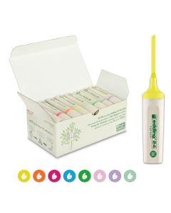 edding 24 EcoLine Highlighters Assorted Colours Pack of 48