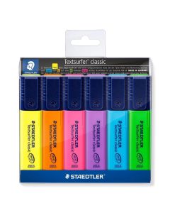 STAEDTLER Textsurfer Highlighters Assorted Colours Pack of 6