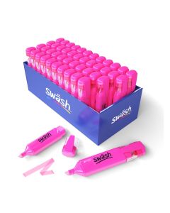Swash Premium Highlighters Pink Pack of 48