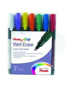 Pentel Liquid Chalk Markers Pack of 7