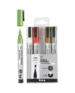 Metallic Chalk Markers Pack of 5