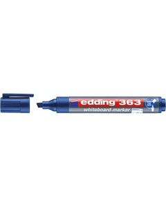 edding 363 Drywipe Markers Chisel Tip Blue Pack of 10