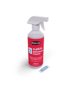 Show-me Refillable Whiteboard Cleaner Starter Pack 500ml
