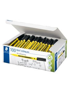 Staedtler Handwriting Pens Black Box of 100
