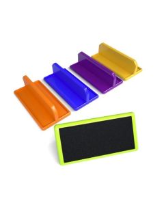 Show-me Magnetic Mini Whiteboard Erasers Assorted Colours Pack of 20