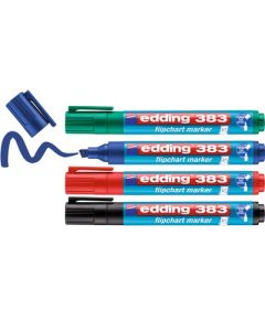 edding 383 Flipchart Markers Assorted Pack of 4