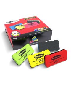 Show-me Magnetic Whiteboard Erasers Pack of 24