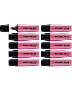 STABILO BOSS ORIGINAL Highlighters Pink Pack of 10