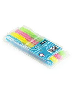 Classmaster Slim Barrel Highlighters Assorted Colours Chisel Tip Pack 4