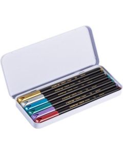 edding Metallic Colour Pens Assorted Pack of 6