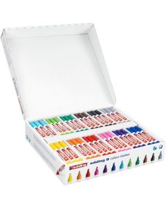 edding 8 Colourmarker Pens Bullet Tip Pack of 144