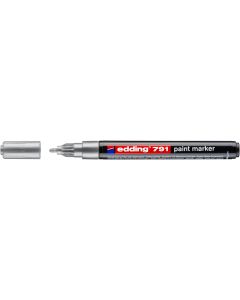 edding 791 Metallic Paint Markers Silver Pack of 10