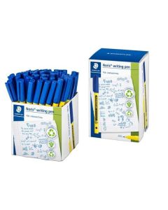Staedtler Handwriting Pens Blue Tub of 50