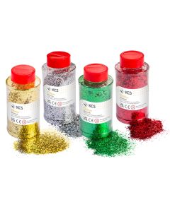 KCS Festive Glitter Pack of 100g Pack of 4