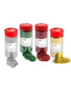 KCS Festive Glitter Pack of 250g Pack of 4