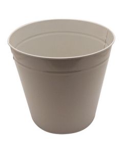 15L Enamelled Metal Bin Grey