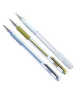 Pentel Hybrid Metallic Gel Grip Pens Assorted Pack of 12