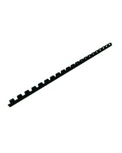 Plastic Comb Binding Rings 8mm Black Box 100