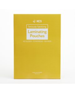 A3 KCS Gloss Laminating Pouches 150 Microns (2x75) Pack of 500