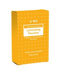 KCS ID Gloss Laminating Pouches 250 Microns (2x125) Pack of 100