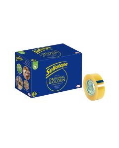18mm x 33m Sellotape Golden Original Pack of 8