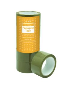 48mm x 6m KCS Buff Packaging Tape Pack of 6 Rolls