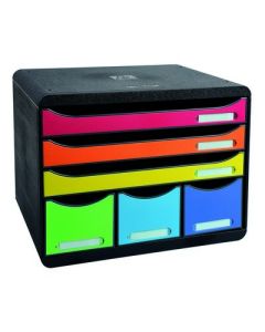 Iderama Store Box Maxi Landscape 3 Shallow + 3 deep storage Drawers