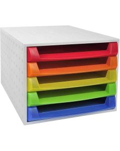 Harlequin 5 Drawer Set Translucent