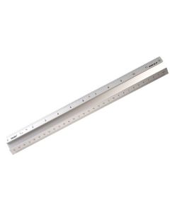 Helix 300mm Metal Safety Ruler Silver