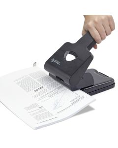 Rapesco Germ-Savvy HD865-P Heavy Duty 2-Hole Punch