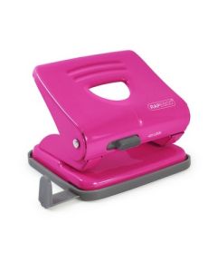 Rapesco 825 Metal Hole Punch Hot Pink