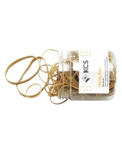 KCS Rubber Bands Natural 75g Tub