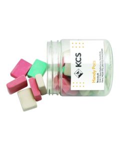 KCS Erasers Assorted Colours Tub of 25