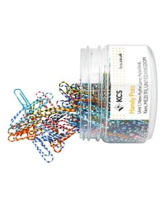 27mm KCS Striped Paperclips Tub of 250