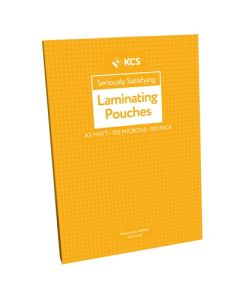 A3 KCS Matt Laminating Pouches 200 Microns (2x100) Pack of 100