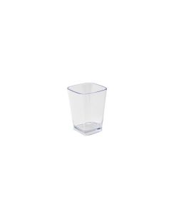 200ml Polycarbonate Square Dessert Pot