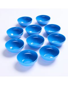 Polycarbonate Bowl Blue Dia100mm Pack of 10