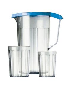 Jug   Lid Antibacterial Clear 1.1 Litres