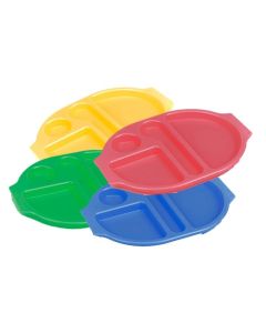 Polycarbonate Meal Tray Large Red