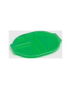 Polycarbonate Meal Tray Large Green