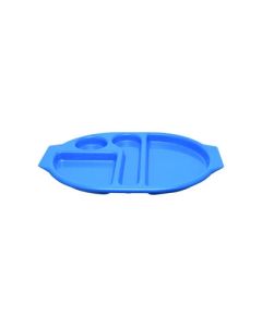 Polycarbonate Meal Tray Large Blue