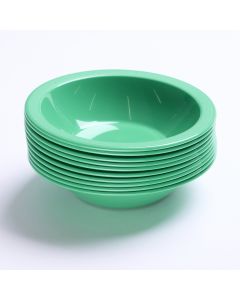 Polycarbonate Narrow Rim Bowl 170mm Green Pack of 10