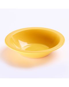Polycarbonate Narrow Rim Bowl 170mm Yellow Pack of 10