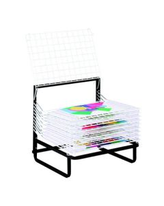10 Shelf Floor Standing Drying Rack A2